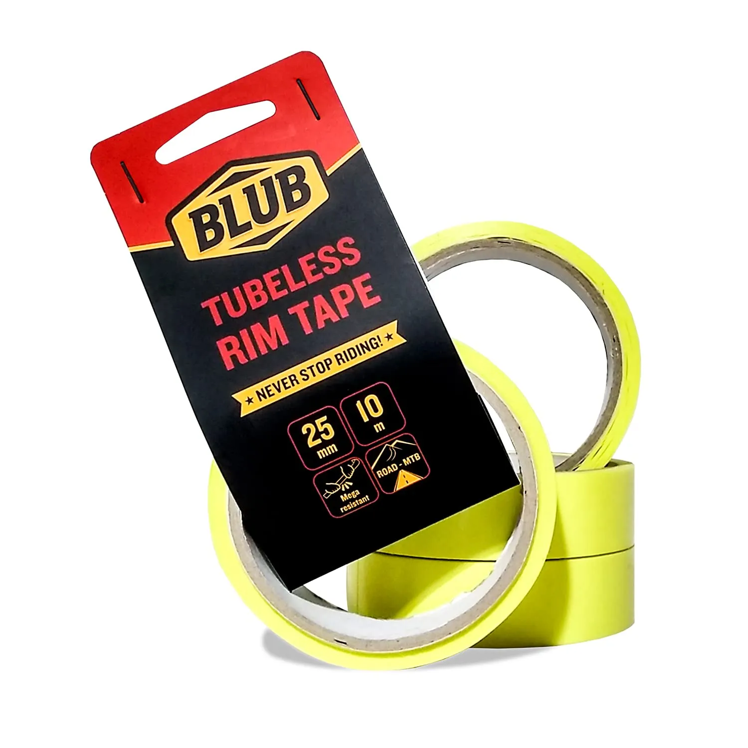 Blub Tubeless System nastro tubeless 25mm giallo