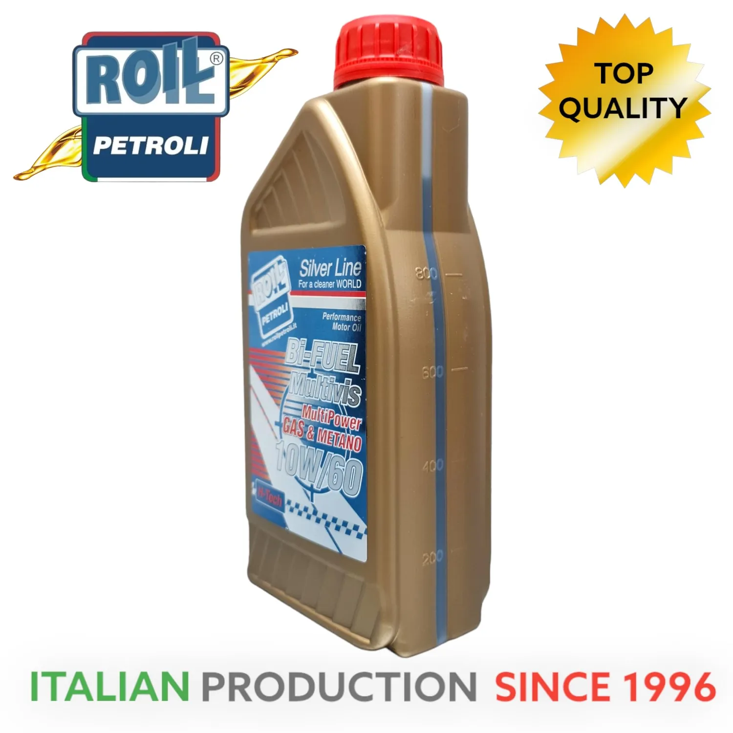 Roil Bi-Fuel Multivis 10W/60 olio motore GPL metano
