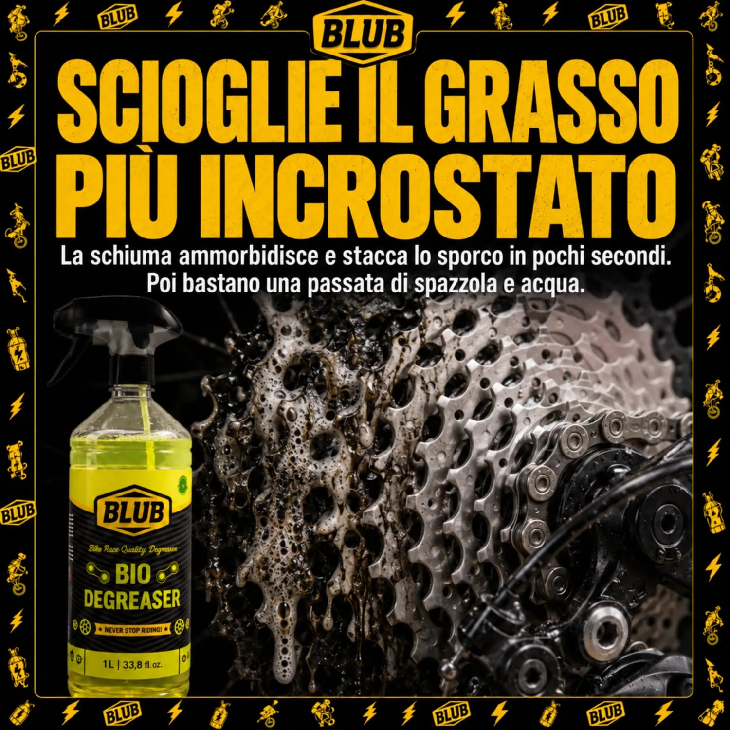 BLUB sgrassatore catena bici pH neutro