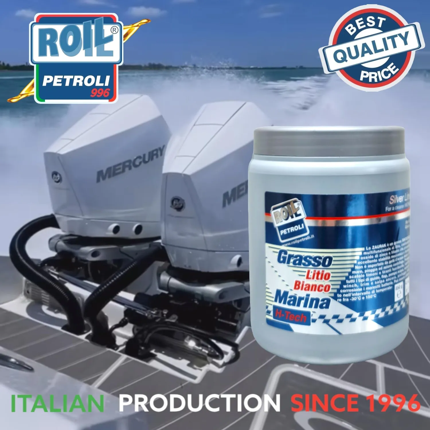 Roil Marina Bianco Grasso Nautico Impermeabile