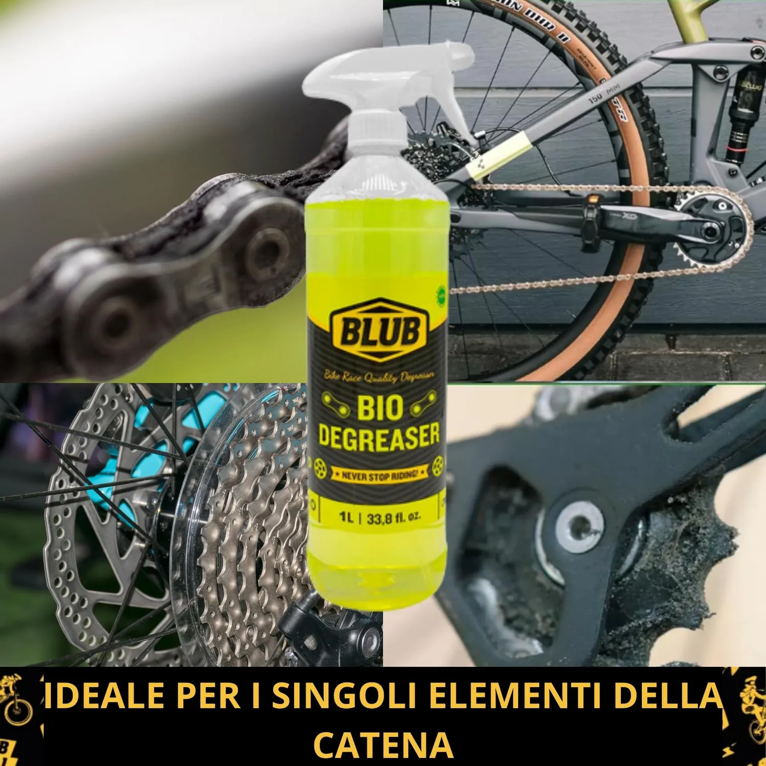 BLUB sgrassatore catena bici pH neutro