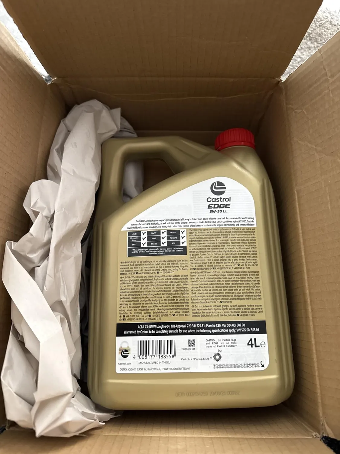 Castrol EDGE 5W-30 M olio motore sintetico ACEA C3