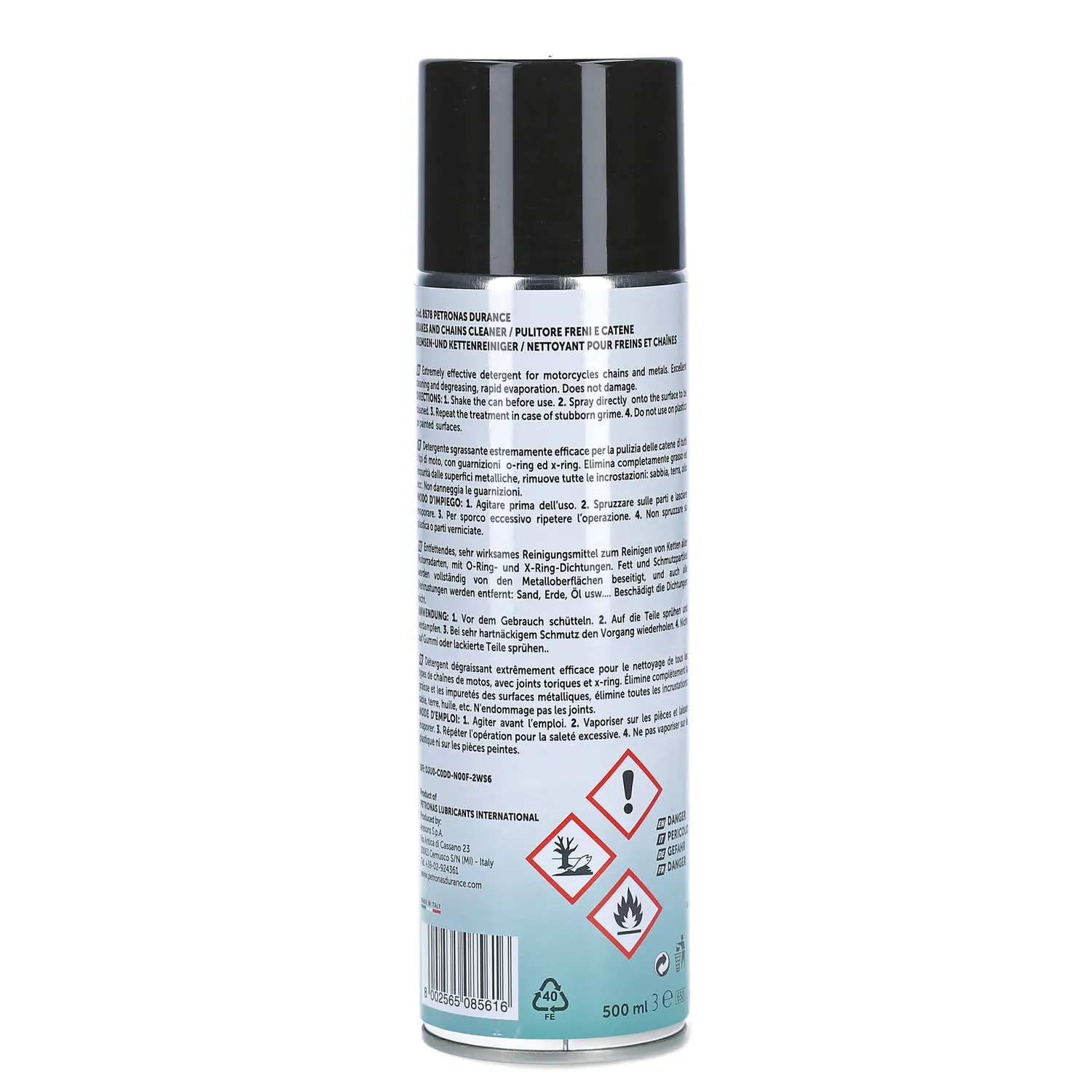 Petronas Durance Kit 2X detergente freni e catene spray