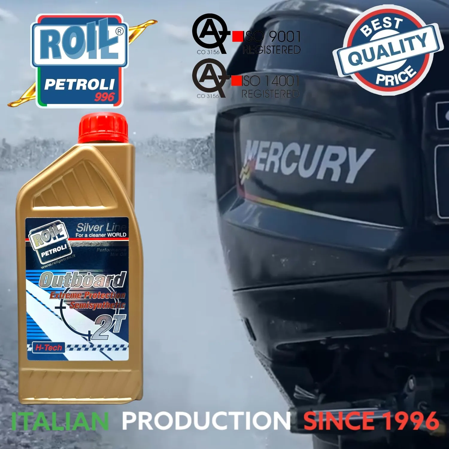 Roil Outboard 2T Blu TC-W3 olio fuoribordo 6L sintetico