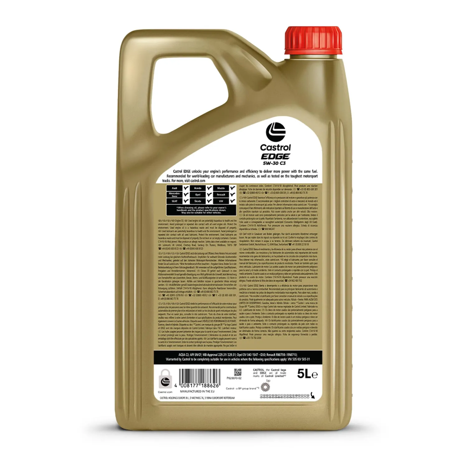 Castrol Edge 5W-30 C3 olio motore sintetico