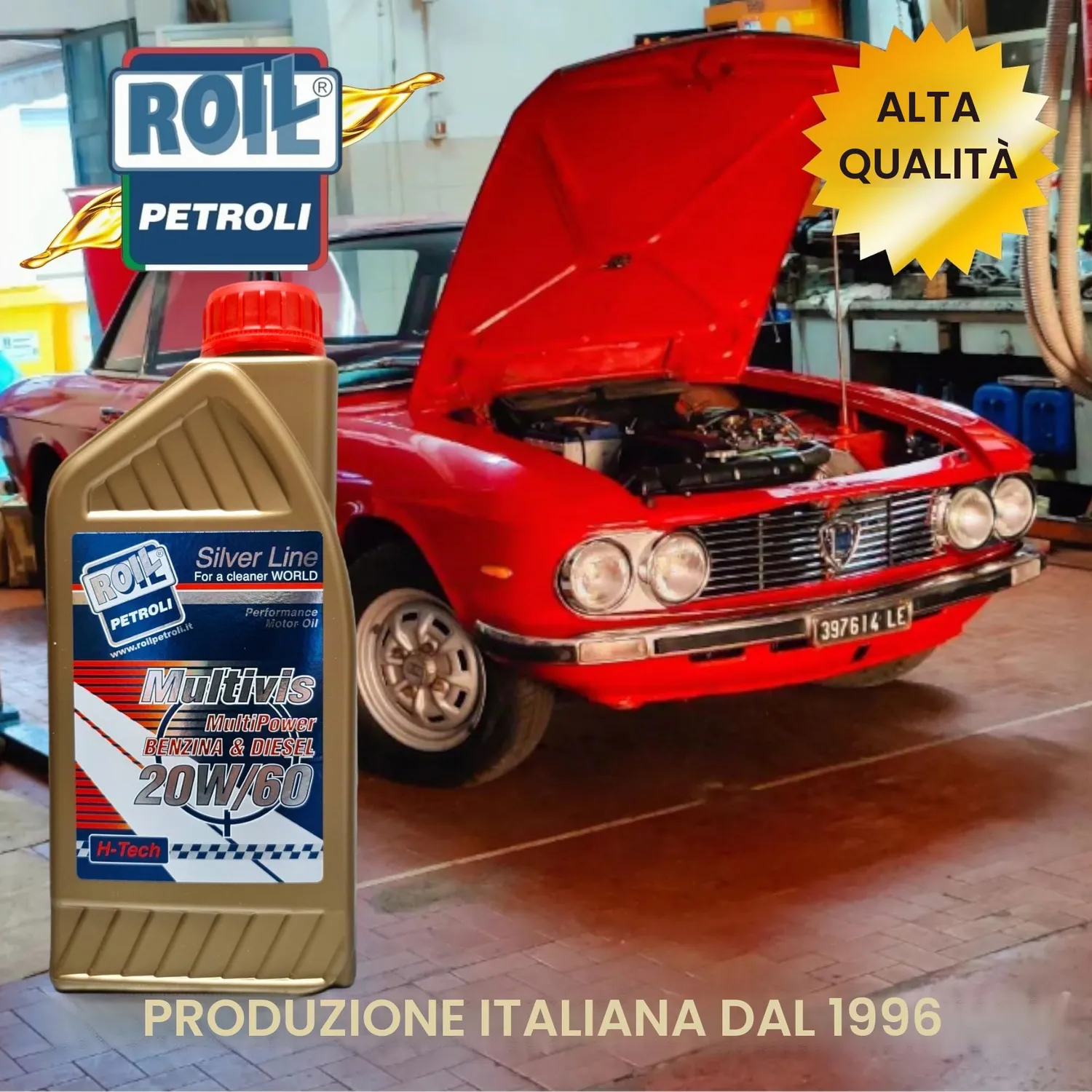 Roil Multivis 20W/60 Olio Motore Auto Storiche