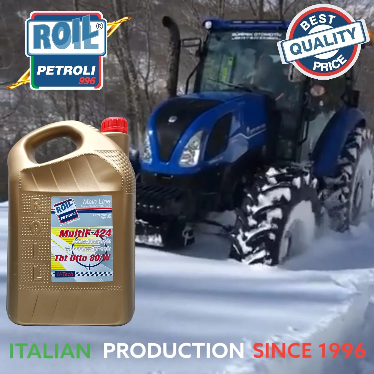 Roil UTTO 424 THT 80W Olio Trattore Multifunzione