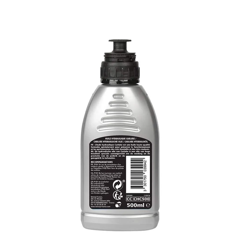 Carlube olio idraulico martinetti 500ml bottiglia
